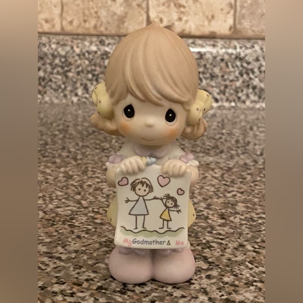 Precious Moment My godmother & me